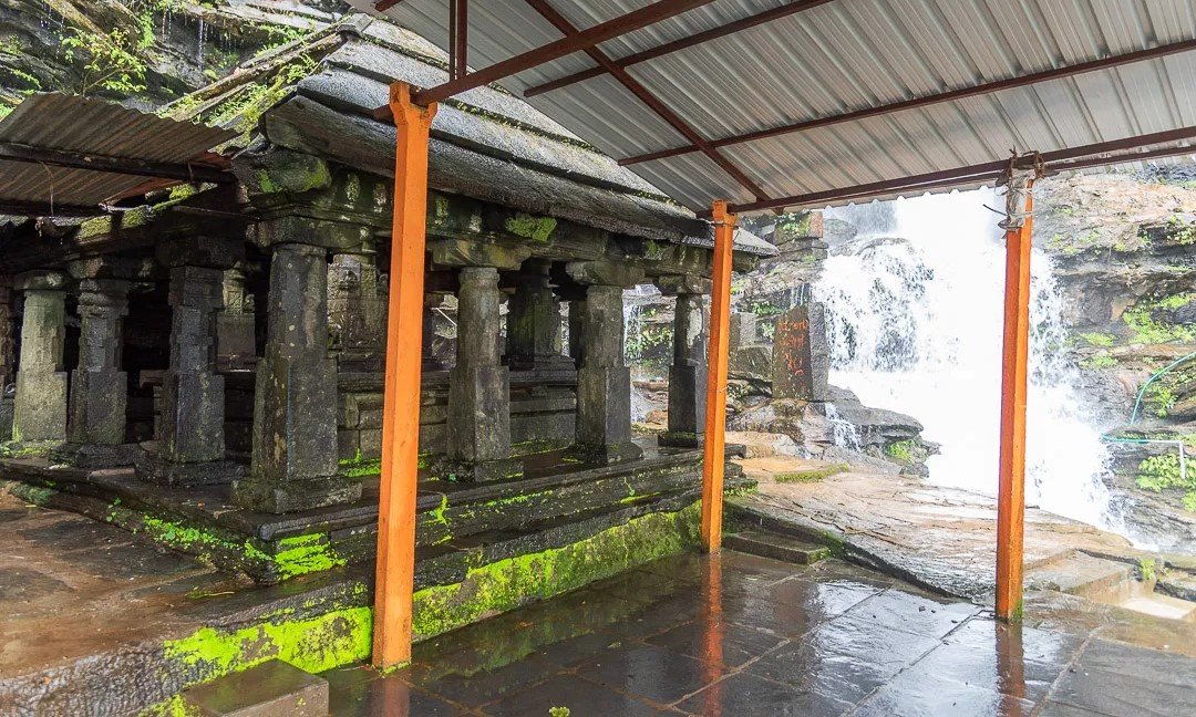 Bheemeshwara temple and waterfalls 3